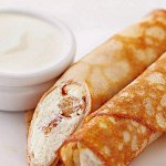 Блинчики с творогом и курагой, 400гр