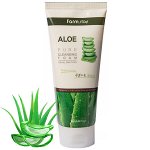 Очищающая пенка для лица с экстрактом алоэ FarmStay Aloe Pure Cleansing Foam, 180 мл