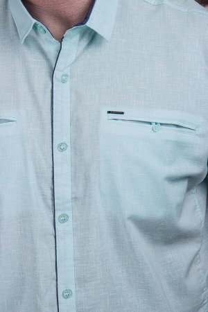 Рубашка 4609В зелёный JIAN PIERE