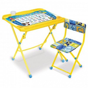 Комплект детской мебели, (стол + пенал + стул мягкий), ПОЗНАЙКА