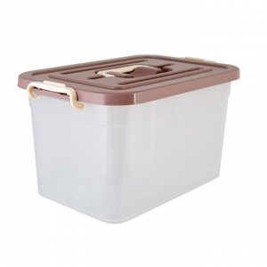 Ящик - контейнер для хранения, 15 л, пластик, прозрачный, 270 х 415 х 220 мм