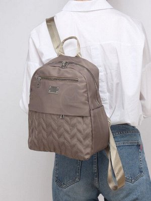 Рюкзак жен текстиль ZH-1060,  1отд,  5внеш,  3внут/карм,  капучино 246799