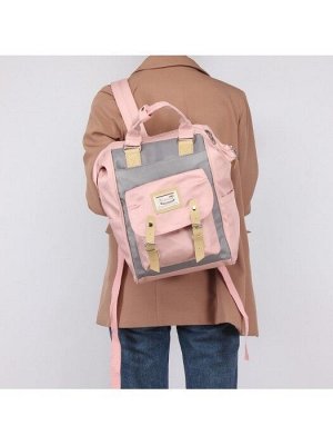 Рюкзак жен текстиль Battr-0556  (для мам),  1отд,  3внут+5внеш/ карм,  розовый 238256