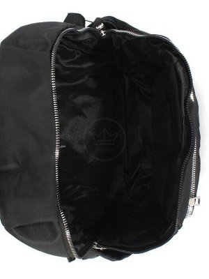 Рюкзак жен текстиль ZH-1109,  1отд,  5внеш,  3внут/карм,  черный 246804