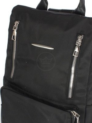 Рюкзак жен текстиль ZH-1125,  1отд,  5внеш,  3внут/карм,  черный 246809