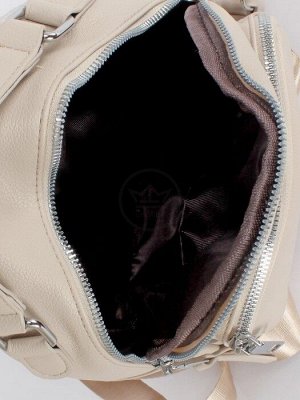 Рюкзак жен искусственная кожа C 190-8888,  1отд,  2внеш+2внут/карм,  бежевый 246442