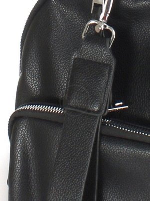 Рюкзак жен искусственная кожа C 190-8888,  1отд,  2внеш+2внут/карм,  черный 246439