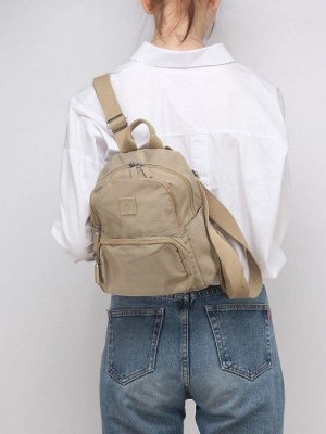 Рюкзак жен текстиль ZH-68041,  2отд,  4внеш,  3внут/карм,  бежевый 246849