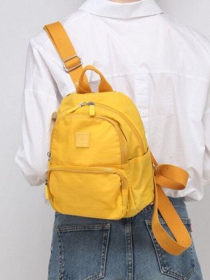 Рюкзак жен текстиль ZH-68041,  2отд,  4внеш,  3внут/карм,  желтый 246845