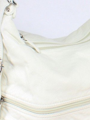 Сумка женская искусственная кожа Guecca-RY 1668  (рюкзак change),  2отд,  белый 246923