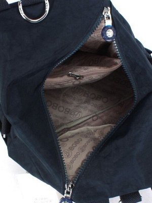 Рюкзак жен текстиль BoBo-66109-1  (сумка-change),  1отд. 4внеш,  4внут/карм,  синий 246548