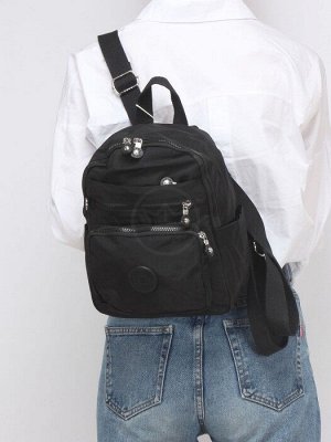 Рюкзак жен текстиль BoBo-753,  1отд,  6внеш,  4внут/карм,  черный 246535