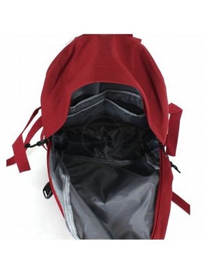 Рюкзак жен текстиль MC-366,  1отд,  2внутр+5внеш/карм,  бордо 240043