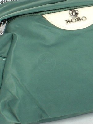 Сумка женская текстиль BoBo-66112,  2отдел,  плечевой ремень,  зеленый 246545