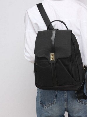 Рюкзак жен текстиль ZH-1058,  2отд,  3внеш,  3внут/карм,  черный 246852