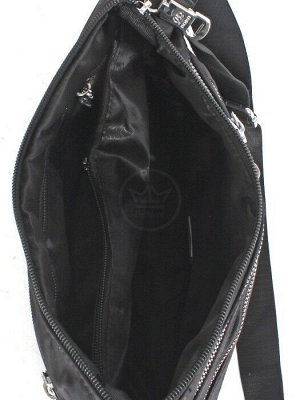 Сумка женская текстиль BoBo-7602,  1отд,  плечевой ремень,  черный 246580