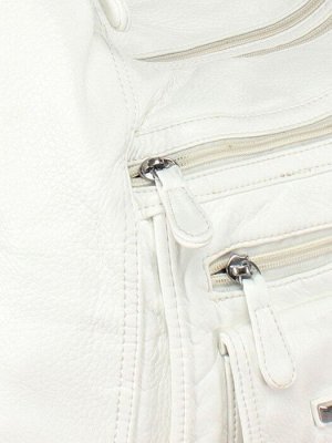 Сумка женская искусственная кожа Guecca-1663  (рюкзак change),  2отд,  белый 246917
