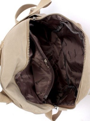 Рюкзак жен текстиль ZH-68055,  1отд,  5внеш,  3внут/карм,  бежевый 246753