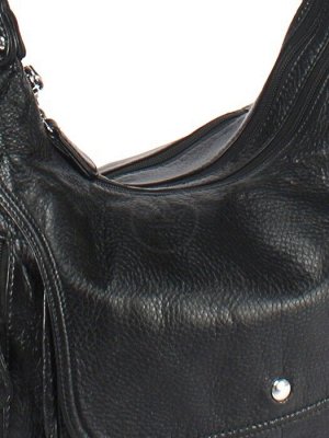 Сумка женская искусственная кожа Guecca-1676  (рюкзак change),  2отд,  черный 246929