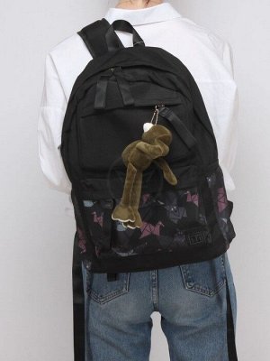 Рюкзак жен текстиль MC-9086,  1отд,  1внут,  5внеш/карм,  черный 240128
