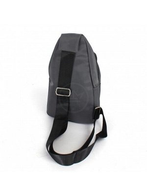 Рюкзак (сумка)  муж Battr-811  (однолямочный),  1отд,  плечевой ремень,  2внеш карм,  серый 238195