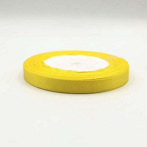 Лента атласная ш. 10 мм.. цв. Желтый. 250 ярд (228.5 метра)