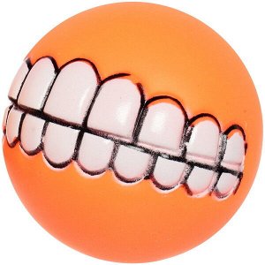 Игрушка для собаки "Мяч-улыбка" 7.5см SC-003 микс цветов