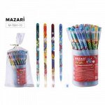Ручка шариковая масляная &quot;POP ART&quot; синяя 0.7 мм M-7691-70 Mazari {Китай}