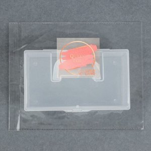 Контейнер для хранения маникюрных/косметических принадлежностей, 16,5 x 9,5 см, цвет МИКС