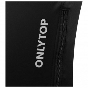 Брюки спортивные ONLYTOP unisex, цвет чёрный