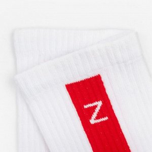 Носки "Z….Ь", цвет белый, размер 36-41 см