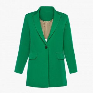 Пиджак женский, цвет зелёный