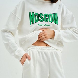 Костюм женский (джемпер и брюки) MIST Moscow, молочный