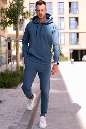 Мужской костюм "Сиберия Сити" (серо-голубой) К3702