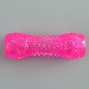 Пижон Игрушка-палка из термопластичной резины с утопленной пищалкой, розовая