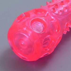 Пижон Игрушка-палка из термопластичной резины с утопленной пищалкой, розовая