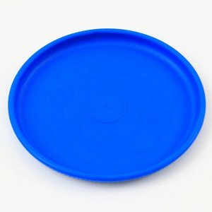 Фрисби "Футбол", термопластичная резина, 23 см, синий