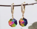 Серьги кристаллами Swarovski