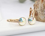 Серьги кристаллами Swarovski