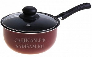 Ковш алюм антипригар/стекл.крыш 1,3л d-16см Эксперт (SCOVO) 070500