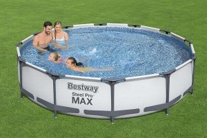 Каркасный бассейн (56416) BestWay [366х76см, 6473л, 24кг,  карт. фил.-насос]