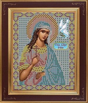 Набор для вышивания "Galla Collection" Икона "Св. Ирина" 12*15 см