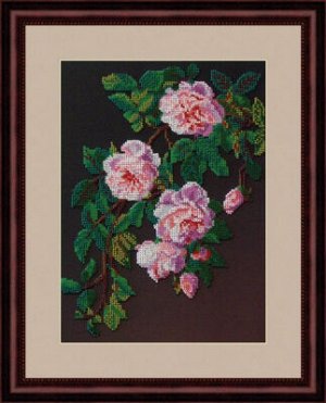 Набор для вышивания "Galla Collection" Розовые розы 30*22 см