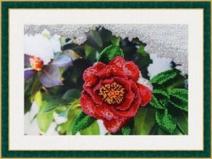 Набор для вышивания "Galla Collection" Японская роза 27*18 см