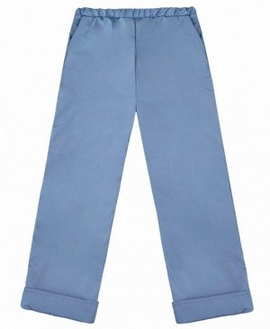 Теплые брюки для мальчика Цвет: голубой
