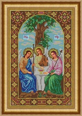Набор для вышивания "Galla Collection" Икона "Святая Троица" 21*32 см