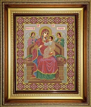 Набор для вышивания "Galla Collection" Икона Божией Матери "Всецарица" 28*35 см