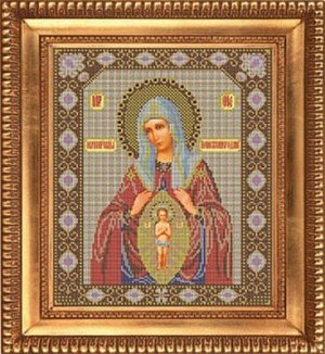Набор для вышивания "Galla Collection" Икона Божией Матери "Поможение родам " 26*31 см