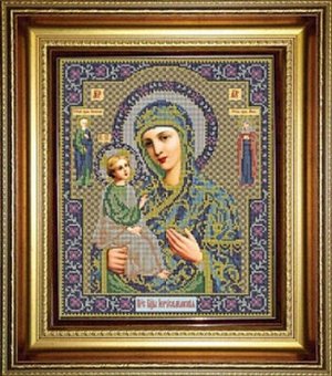 Набор для вышивания "Galla Collection" Икона Божией Матери "Иерусалимская" 25*31 см