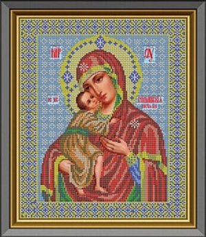 Набор для вышивания "Galla Collection" Икона Божьей Матери «Феодоровская» 26*31 см